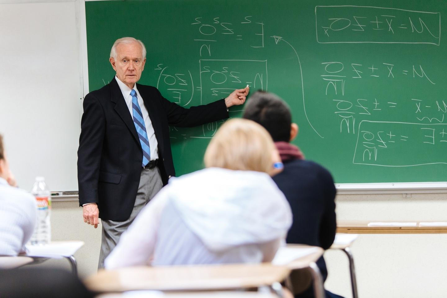 Professor Teaching class