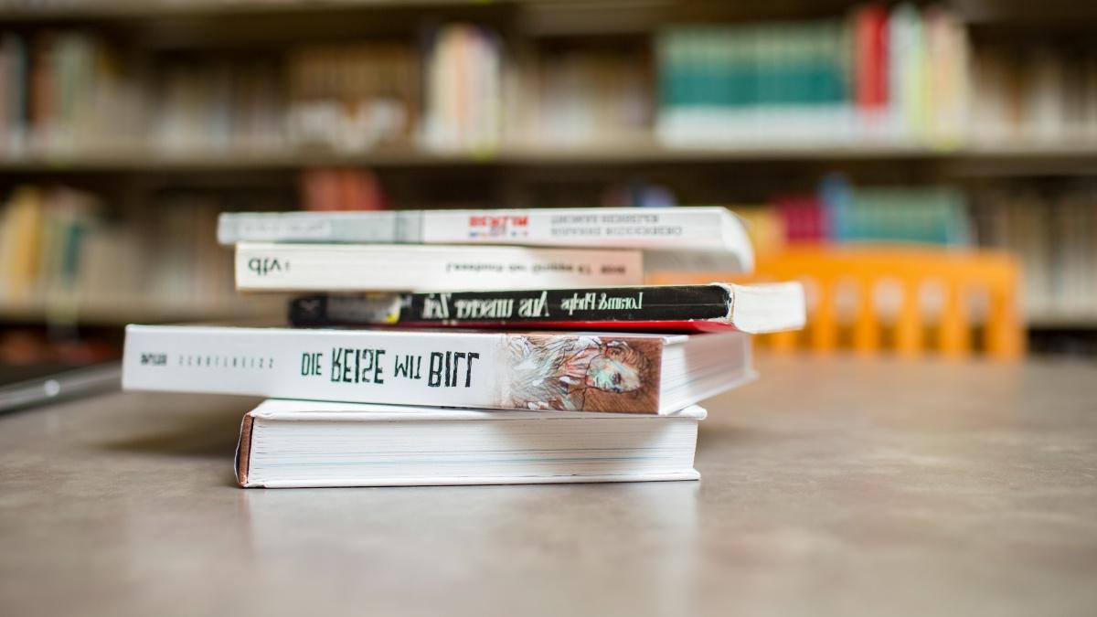 stack of books